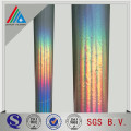 bopp rainbow thermal film/clear holographic film/Laser Holographic film for decoration